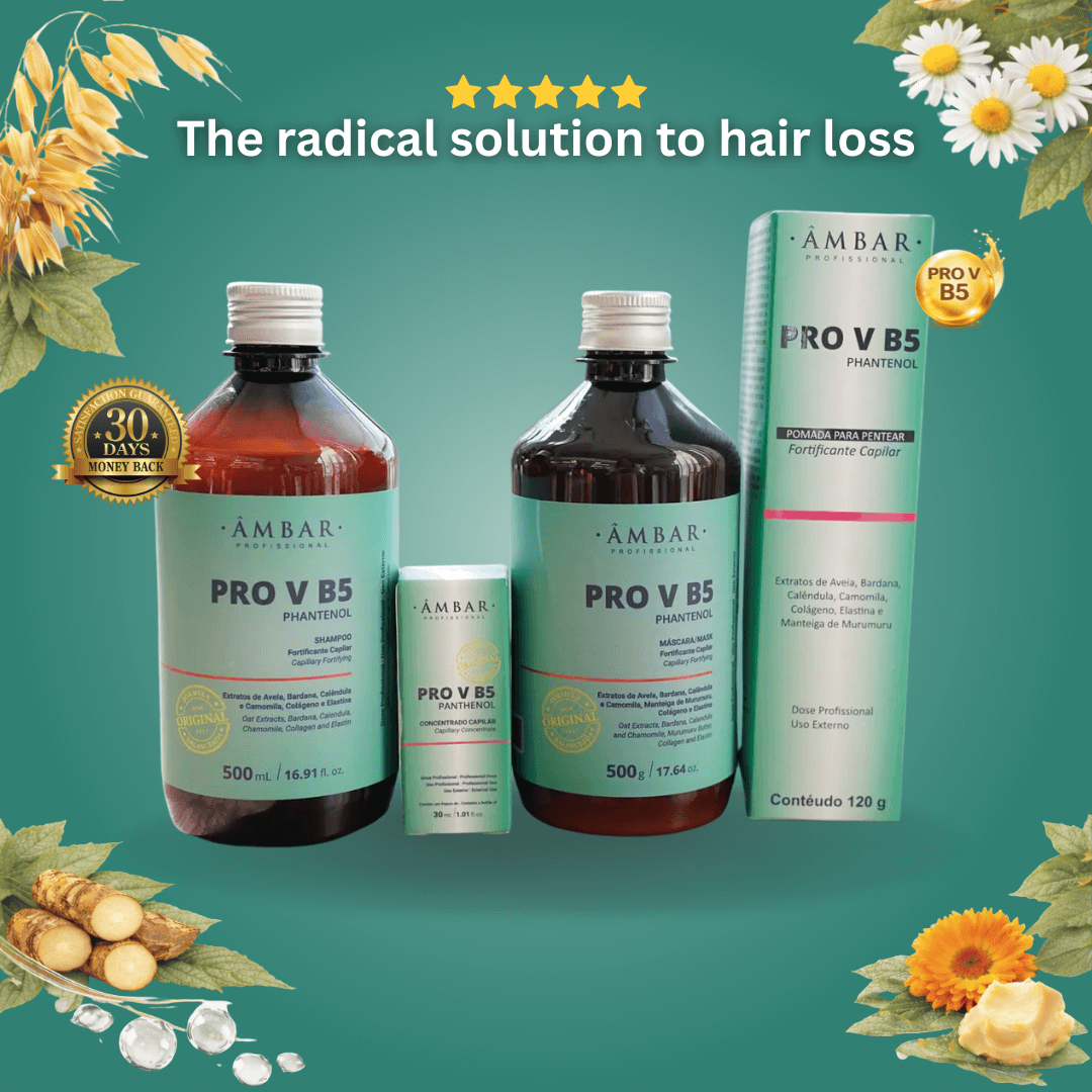 Âmbar Professional PRO V B5 Panthenol Haircare Set