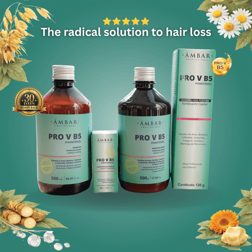Âmbar Professional PRO V B5 Panthenol Haircare Set